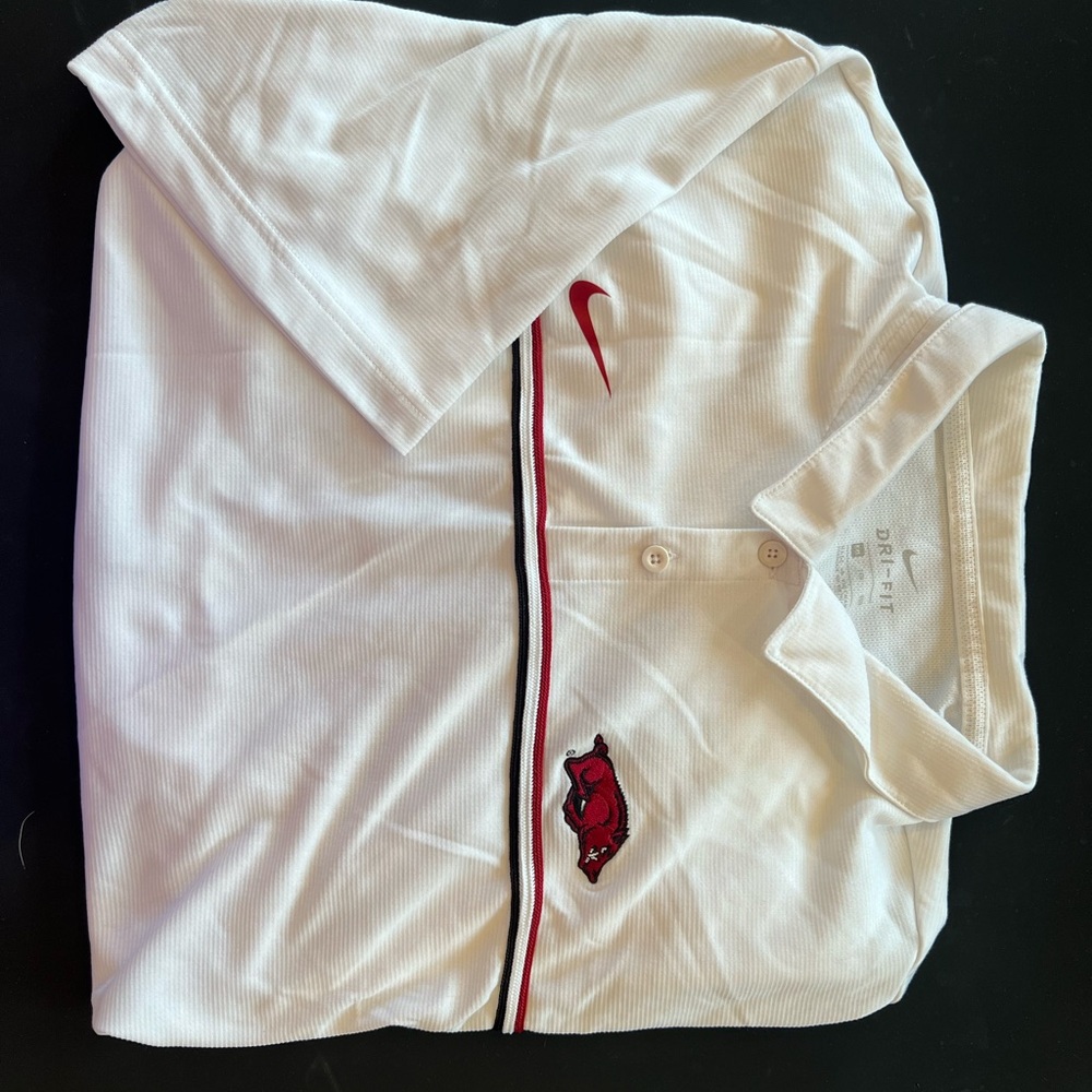 Arkansas Razorbacks Nike Gray Dri-FIT Polo Shirt